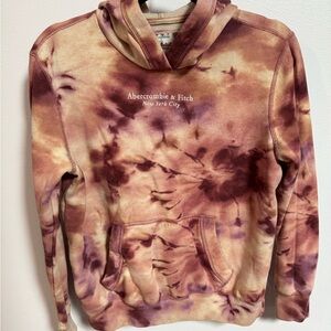 Abercrombie Kids Pink and Brown Hoodie